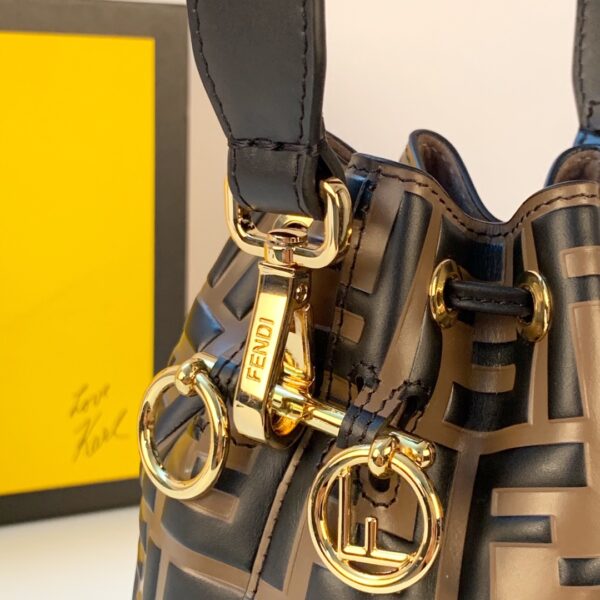Mon Tresor-Brown leather mini bag