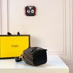 Mon Tresor-Brown leather mini bag