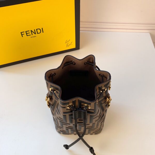 Mon Tresor-Brown leather mini bag