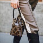 Mon Tresor-Brown leather mini bag