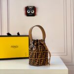 Mon Tresor-Brown leather mini bag