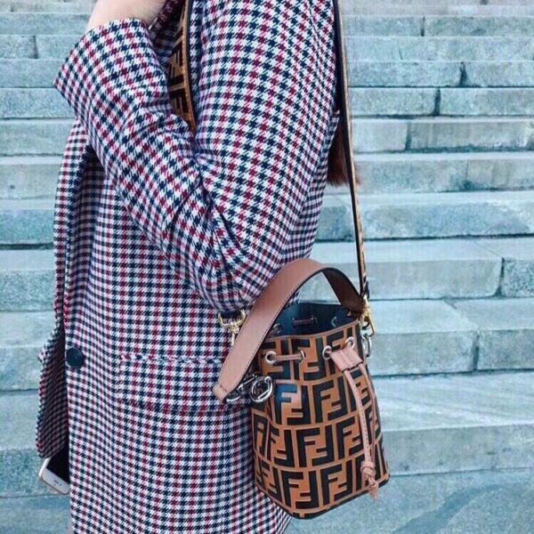 Mon Tresor-Brown leather mini bag