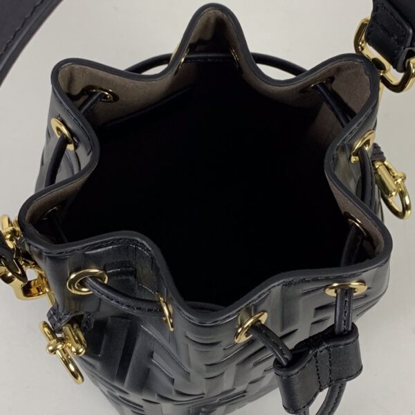 Mon Tresor-Black leather mini-bag