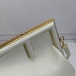 Fendi First Small-White leather bag