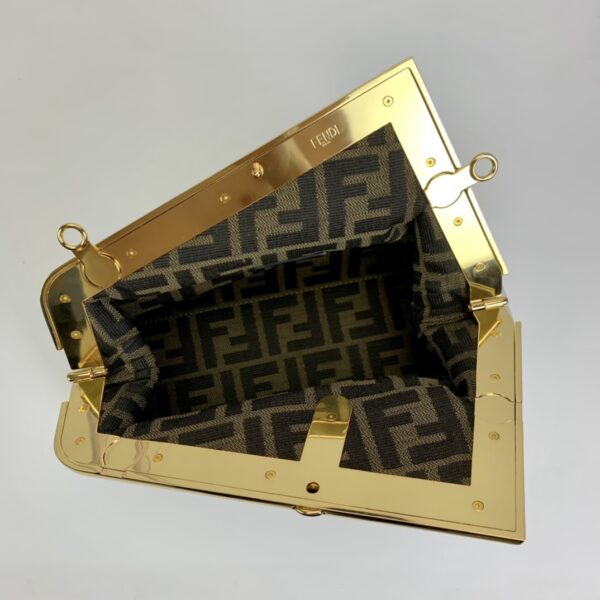 Fendi First Small-White leather bag