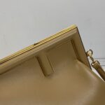Fendi First Small-Light brown leather bag