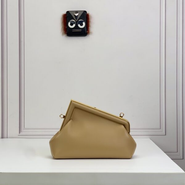 Fendi First Small-Light brown leather bag