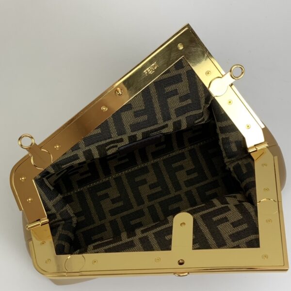 Fendi First Small-Light brown leather bag