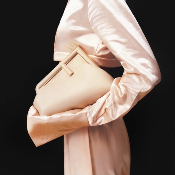 Fendi First Small-Pink leather bag