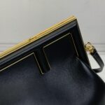 Fendi First Small-Black nappa leather bag
