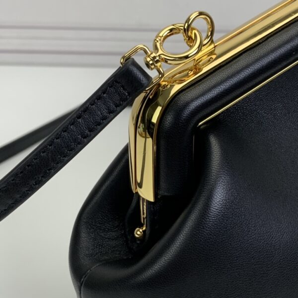 Fendi First Small-Black nappa leather bag