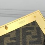 Fendi First Small-Black nappa leather bag