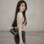 Fendi First Small-Black nappa leather bag