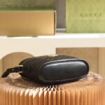 GG Marmont Mini Top Handle Bag-Black#672253