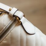 GG Marmont Mini Top Handle Bag-White#672253