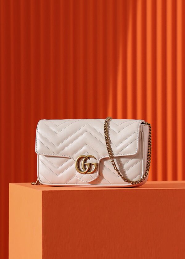 GG Marmont Mini Bag-White#751526