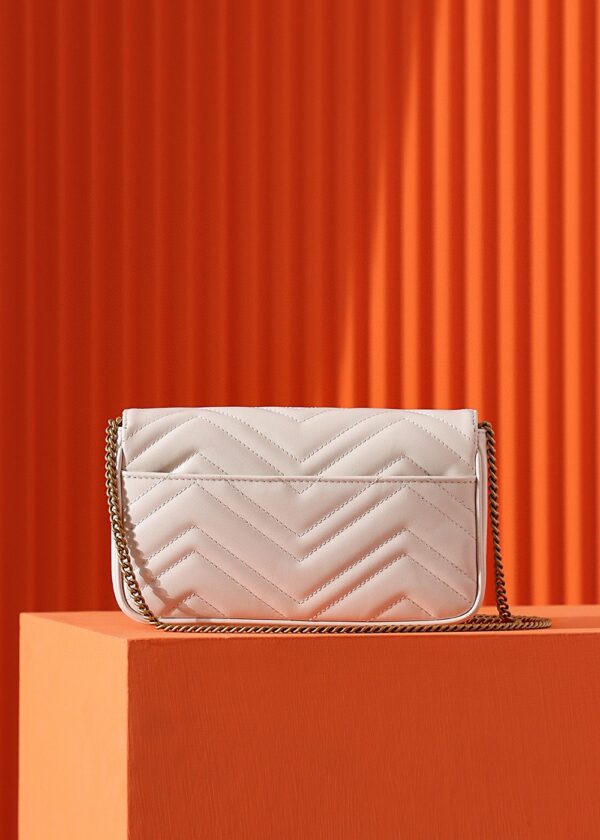 GG Marmont Mini Bag-White#751526