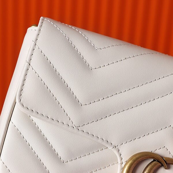GG Marmont Mini Bag-White#751526