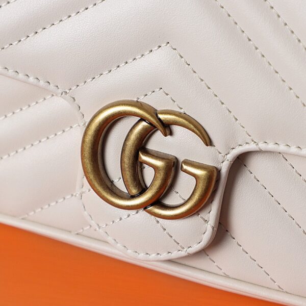 GG Marmont Mini Bag-White#751526
