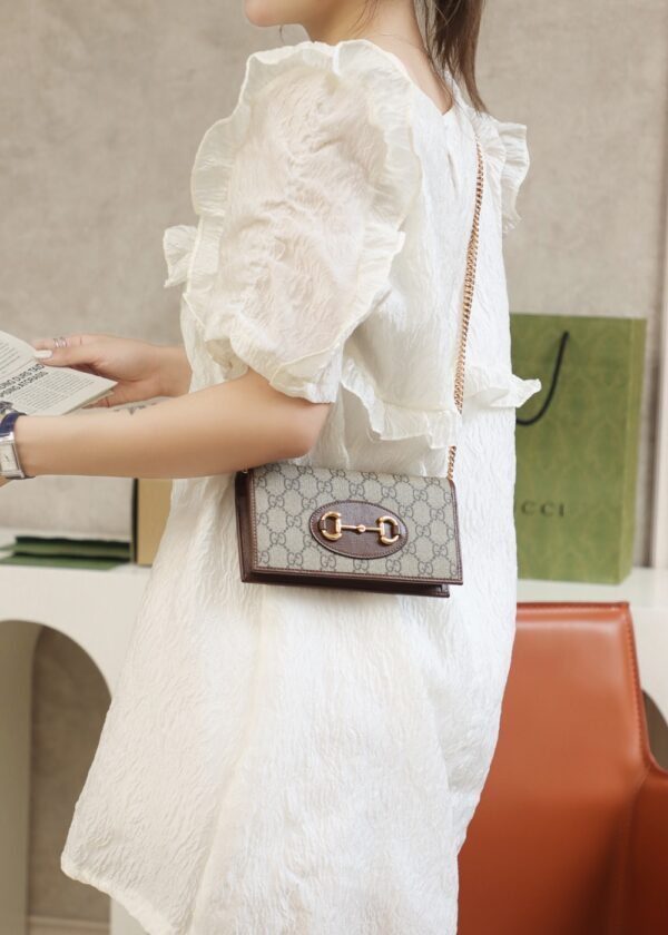 Gucci Horsebit 1955 Wallet With Chain #621892