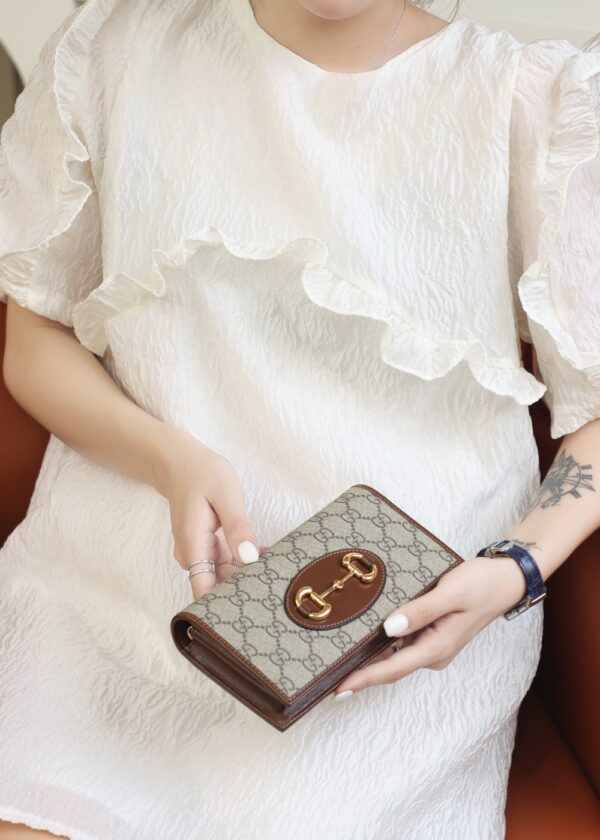 Gucci Horsebit 1955 Wallet With Chain #621892
