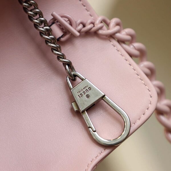 GG Marmont Leather Belt Bag-Pink #699757