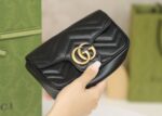 GG Marmont Matelasse Leather Super Mini Bag-Black #476433