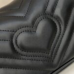 GG Marmont Matelasse Leather Super Mini Bag-Black #476433