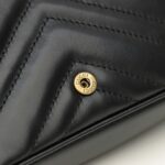 GG Marmont Matelasse Leather Super Mini Bag-Black #476433