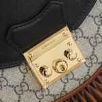 GG Supreme Monogram Calfskin Small Padlock Messenger Shoulder Bag #644524