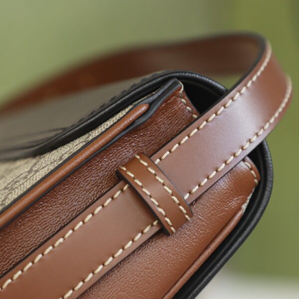 GG Supreme Monogram Calfskin Small Padlock Messenger Shoulder Bag #644524