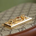 GG Supreme Monogram Calfskin Small Padlock Messenger Shoulder Bag #644524