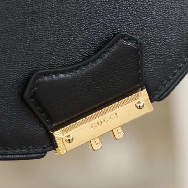 GG Supreme Monogram Calfskin Small Padlock Messenger Shoulder Bag #644524
