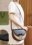 GG Supreme Monogram Calfskin Small Padlock Messenger Shoulder Bag #644524