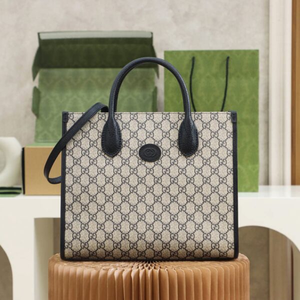 Small Tote Bag With Interlocking G #659983