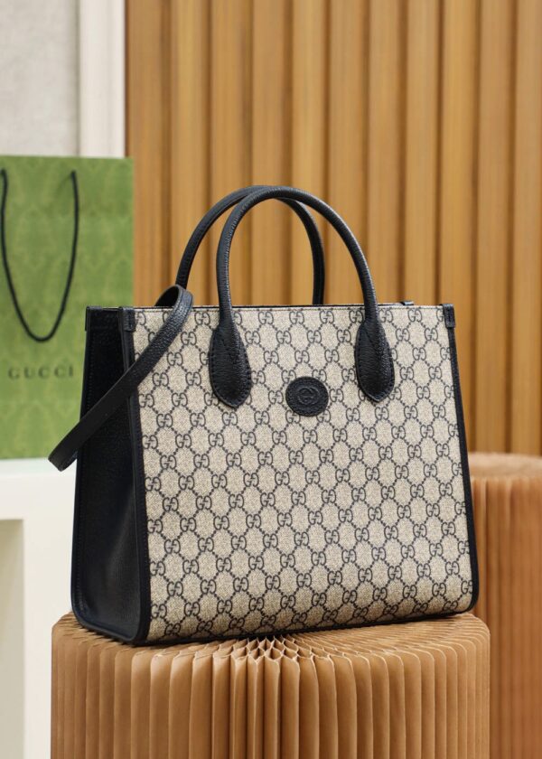 Small Tote Bag With Interlocking G #659983