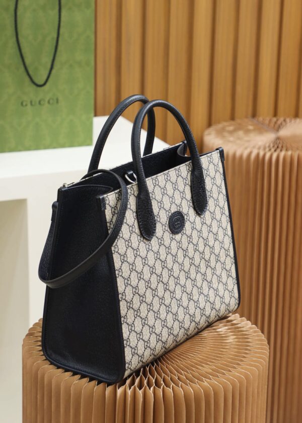 Small Tote Bag With Interlocking G #659983