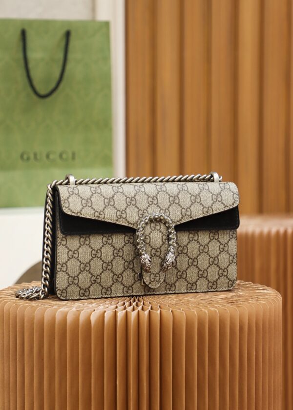 Dionysus GG Small Rectangular Bag-Black #499623