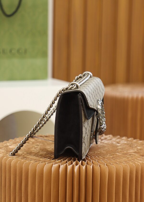 Dionysus GG Small Rectangular Bag-Black #499623