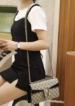 Dionysus GG Small Rectangular Bag-Black #499623