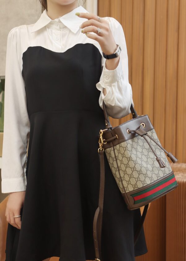 Ophidia Small GG Bucket Bag #550621