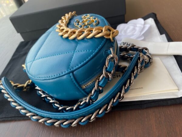 Round Clutch 19 Chain Shoulder Bag #AP0945