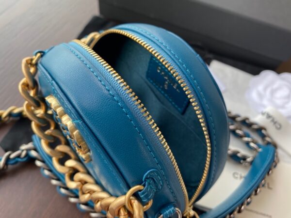 Round Clutch 19 Chain Shoulder Bag #AP0945