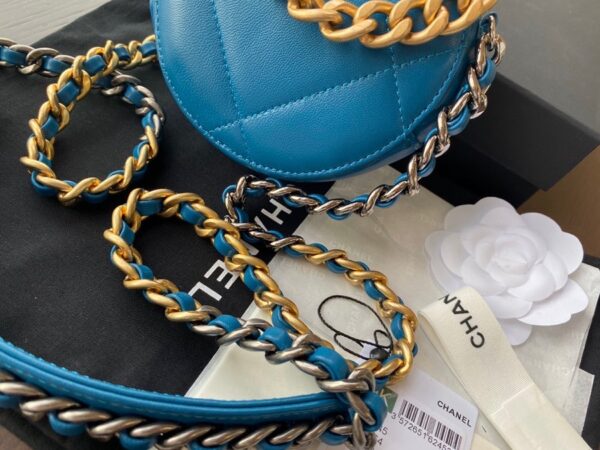 Round Clutch 19 Chain Shoulder Bag #AP0945