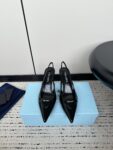 Patent Leather Slingback Pumps