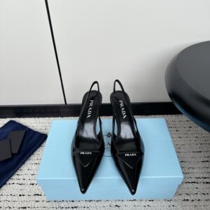 Patent Leather Slingback Pumps