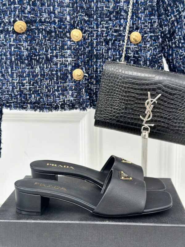 Saffiano Patent Leather Sandals