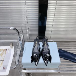 Patent Leather Slingback Pumps