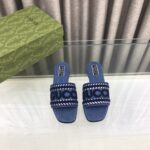 Women's Slide Sandal With Gucci Scripit