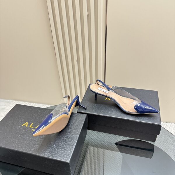 LE CŒUR SLINGBACKS IN PATENT LAMBSKIN